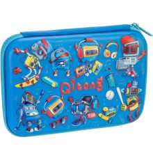 Пенал Cool For School 1 відділення з органайзером синій (QT-5773-Blue)