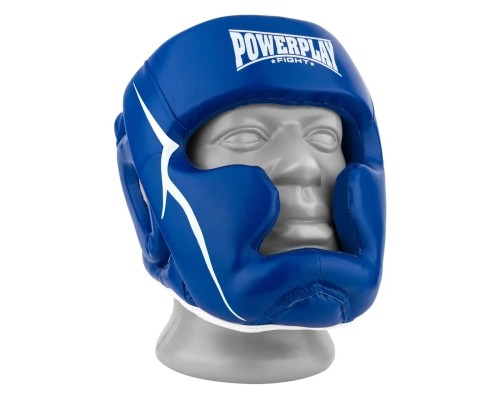 Боксерський шолом PowerPlay 3100 PU Синій L (PP_3100_L_Blue)