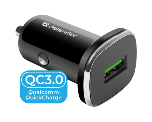 Зарядний пристрій Defender 1xUSB 18W (USB-A) QC3.0 3А UCA-91 (83830)