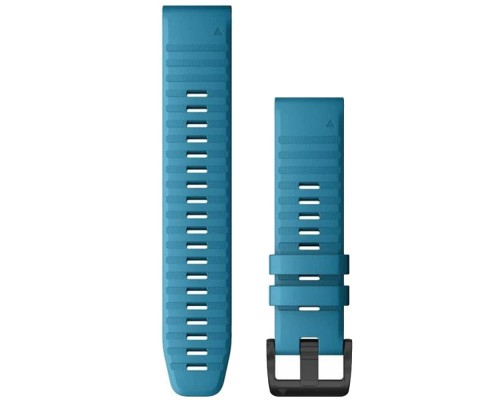 Ремінець до смарт-годинника Garmin quatix 6 22mm QuickFit Cirrius Blue Silicone (010-12863-20)