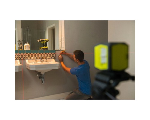 Лазерний нівелір Ryobi RBCLLR1 до 10м, перехресний, червоний промінь (5133004863)