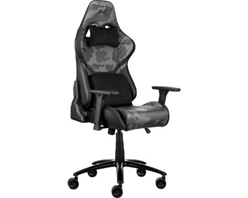 Крісло ігрове 2E Gaming Hibagon II Black/Camo (2E-GC-HIB-BK)