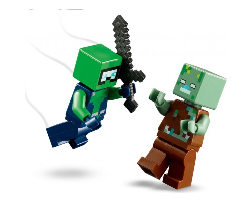 Конструктор LEGO Minecraft Дім-Аксолотль 242 деталі 242 деталі (21247)