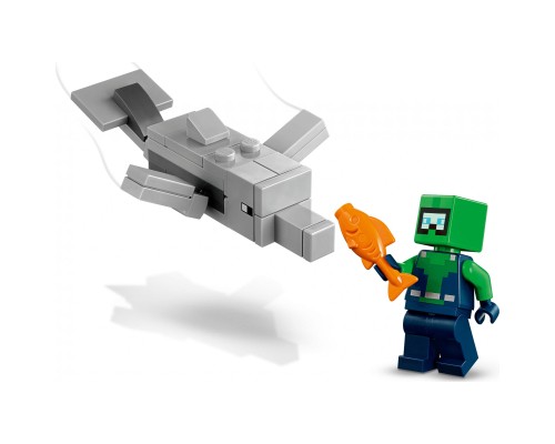 Конструктор LEGO Minecraft Дім-Аксолотль 242 деталі 242 деталі (21247)