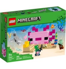 Конструктор LEGO Minecraft Дім-Аксолотль 242 деталі 242 деталі (21247)