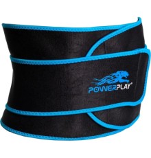 Пояс для схуднення PowerPlay 4303 Чорно-Синій (PP_4303_Black/Blue)