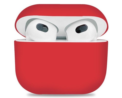 Чохол для навушників Armorstandart Ultrathin Silicone Case для Apple AirPods 3 Red (ARM60293) Чохол для навушників Armorstandart Ultrathin Silicone Case для Apple AirPods 3 Red (ARM60293)