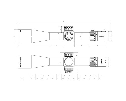 Оптичний приціл MINOX Long Range 5-25x56 F1 з сіткою LR (80107665)