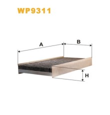 Фільтр салону Wixfiltron WP9311