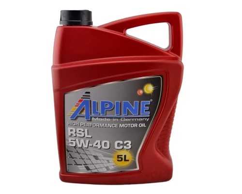 Моторна олива Alpine 5W-40 RSL С3 5л (0175-5)