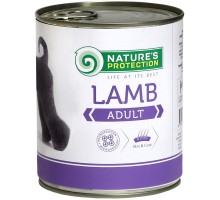 Консерви для собак Nature's Protection Adult Lamb з ягням 800 г (KIK24632)