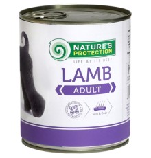 Консерви для собак Nature's Protection Adult Lamb з ягням 800 г (KIK24632)