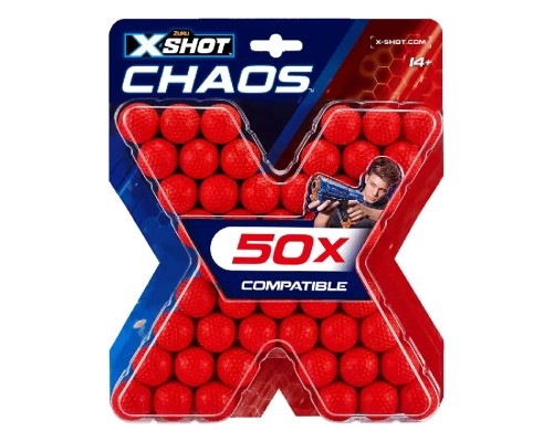 Іграшкова зброя Zuru X-Shot Набір шариків CHAOS new (50 шт.) (36327R)