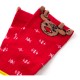 Шкарпетки дитячі Bross новорічні з оленем (21248-12-18-red)