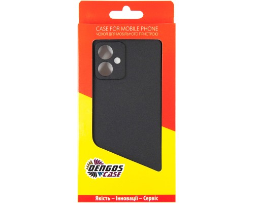 Чохол до мобільного телефона Dengos Carbon Motorola G54 (black) (DG-TPU-CRBN-192)