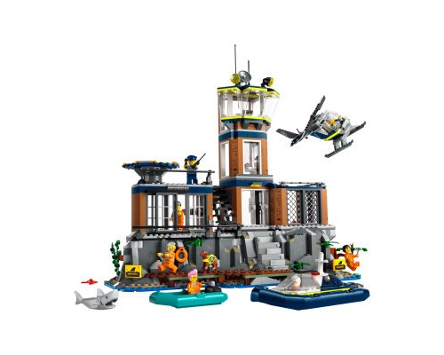 Конструктор LEGO City Поліцейський острів-в'язниця 980 деталей (60419)