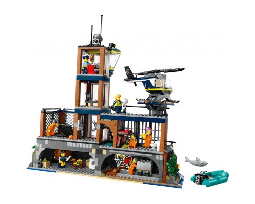 Конструктор LEGO City Поліцейський острів-в'язниця 980 деталей (60419)