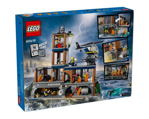 Конструктор LEGO City Поліцейський острів-в'язниця 980 деталей (60419)