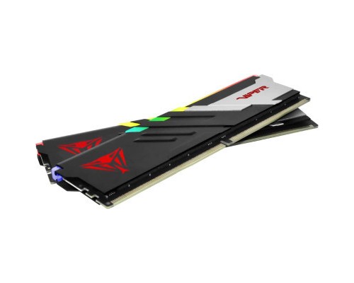 Модуль пам'яті для комп'ютера DDR5 32GB (2x16GB) 5600 MHz Viper Venom RGB Patriot (PVVR532G560C36K)
