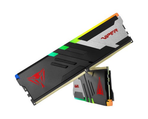 Модуль пам'яті для комп'ютера DDR5 32GB (2x16GB) 5600 MHz Viper Venom RGB Patriot (PVVR532G560C36K)