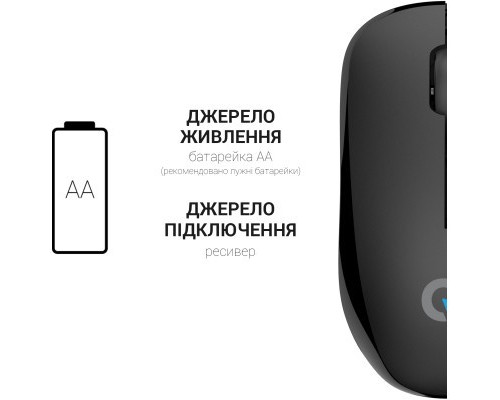 Мишка OfficePro M183 Wireless Black (M183)