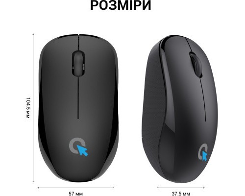 Мишка OfficePro M183 Wireless Black (M183)