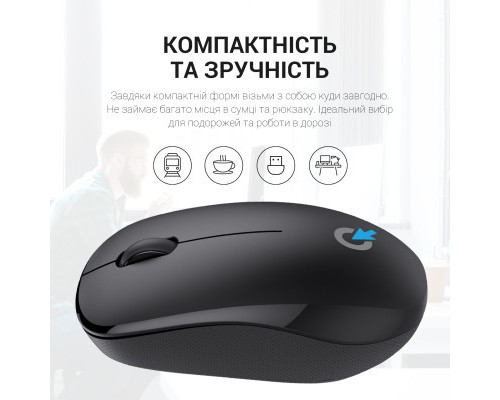 Мишка OfficePro M183 Wireless Black (M183)