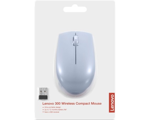 Мишка Lenovo 300 Wireless Frost Blue (GY51L15679)