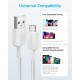 Дата кабель USB 2.0 AM to Type-C 0.9m 322 White Anker (A81H5H21/A81H5G21)