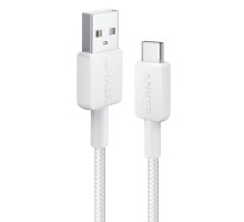 Дата кабель USB 2.0 AM to Type-C 0.9m 322 White Anker (A81H5H21/A81H5G21)