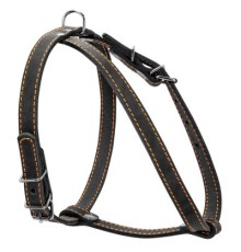 Шлея для собак Collar одинарна для малих порід Ш 14 мм А:40-48 см В:43-51 см чорна (06341)