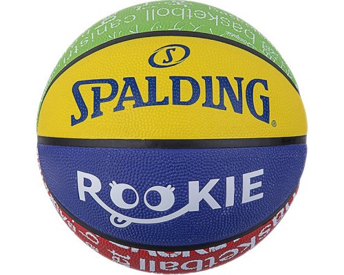 М'яч баскетбольний Spalding Rookie Gear мультиколор Уні 5 84368Z (689344406817)