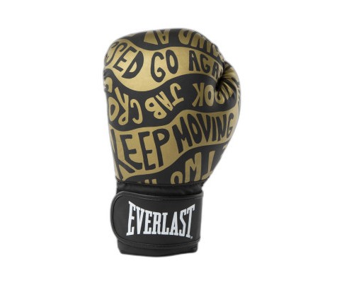 Боксерські рукавички Everlast Spark Boxing Gloves 919580-70-8114 чорний/золотий 14 oz (009283613310)