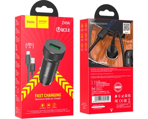 Зарядний пристрій HOCO Z49A charger set(Type-C) USB Black (6931474795724)