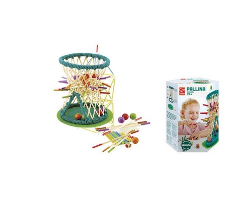 Головоломка Hape з бамбуку Pallina з кульками (E5522)