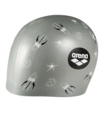 Шапка для плавання Arena Poolish Moulded 1E774-211 ракети, срібло Уні OSFM (3468336229187)