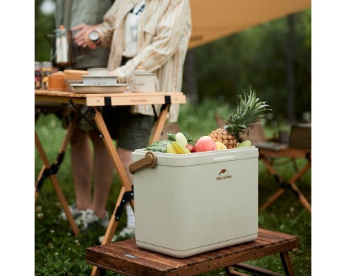 Термобокс Naturehike CNK2300BS011 13 л бежевий (6976023925672)