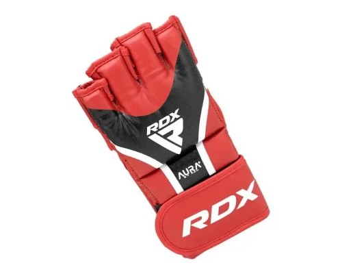 Рукавички для MMA RDX Aura Plus T-17 Red/Black L (GGR-T17RB-L+)
