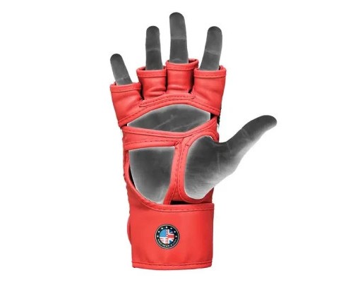 Рукавички для MMA RDX Aura Plus T-17 Red/Black L (GGR-T17RB-L+)
