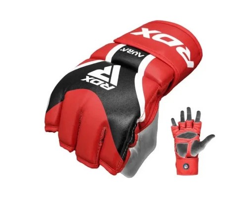 Рукавички для MMA RDX Aura Plus T-17 Red/Black L (GGR-T17RB-L+)