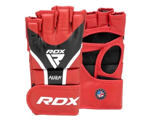 Рукавички для MMA RDX Aura Plus T-17 Red/Black L (GGR-T17RB-L+)
