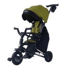 Дитячий велосипед QPlay Nova+ Rubber Military Green складаний триколісний (S700-13Nova+MilitaryGreen)