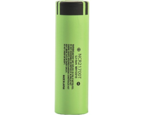 Акумулятор 21700 5000mAh, 3.7V-4.2V, Green (NCR 21700T) Panasonic (MH12210 / 22659) 