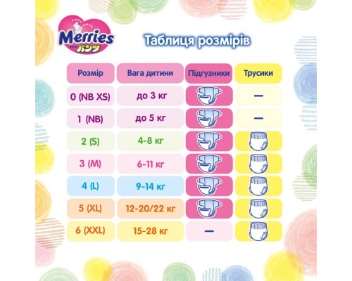 Підгузки Merries Трусики Ultra Jumbo XL 12-22 кг 50 шт (4901301425928)