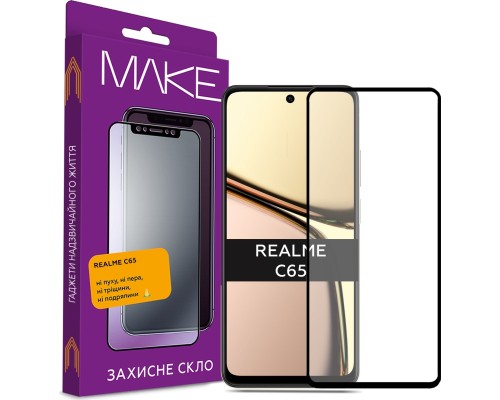Скло захисне MAKE Realme C65 (MGF-RC65)