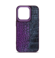 Чохол до мобільного телефона Harder Glamorous Croco Apple iPhone 15 Pro Dark Purple (ARM76763)