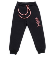 Штани дитячі Cloise на флісі (CL0155003-116-black|terracot)