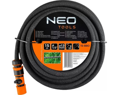 Шланг для поливу Neo Tools для краплинного поливу 1/2