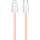 Дата кабель USB-C to Lightning 1.0m 27W pink ColorWay (CW-CBPDCL061-P)