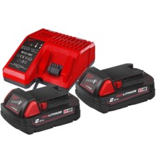 Набір акумулятор + зарядний пристрій Milwaukee Li-Ion M18 NRG-202 (4933459213)